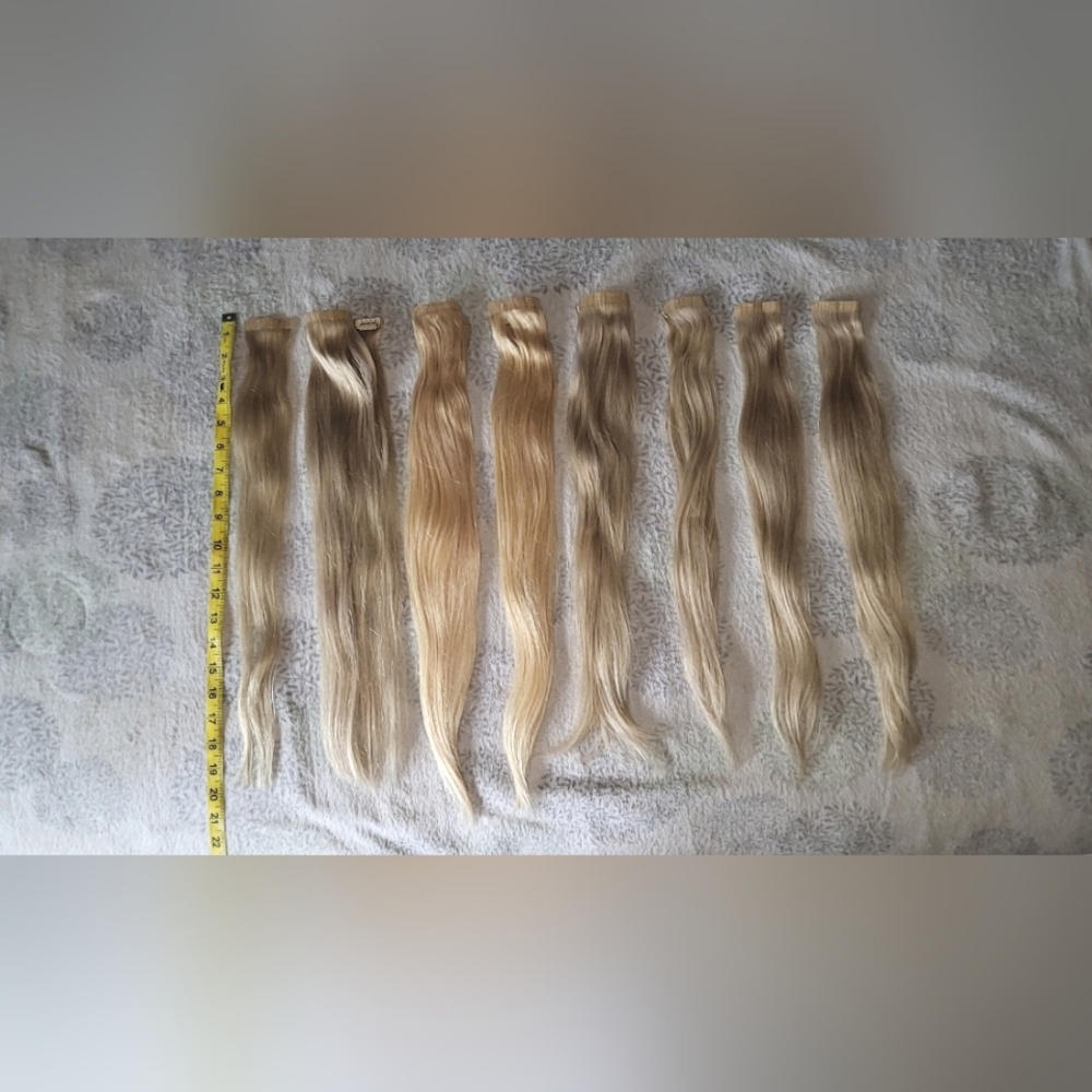 Seamless Blonde Human Hair Clip-in Extensions Irresistible Me